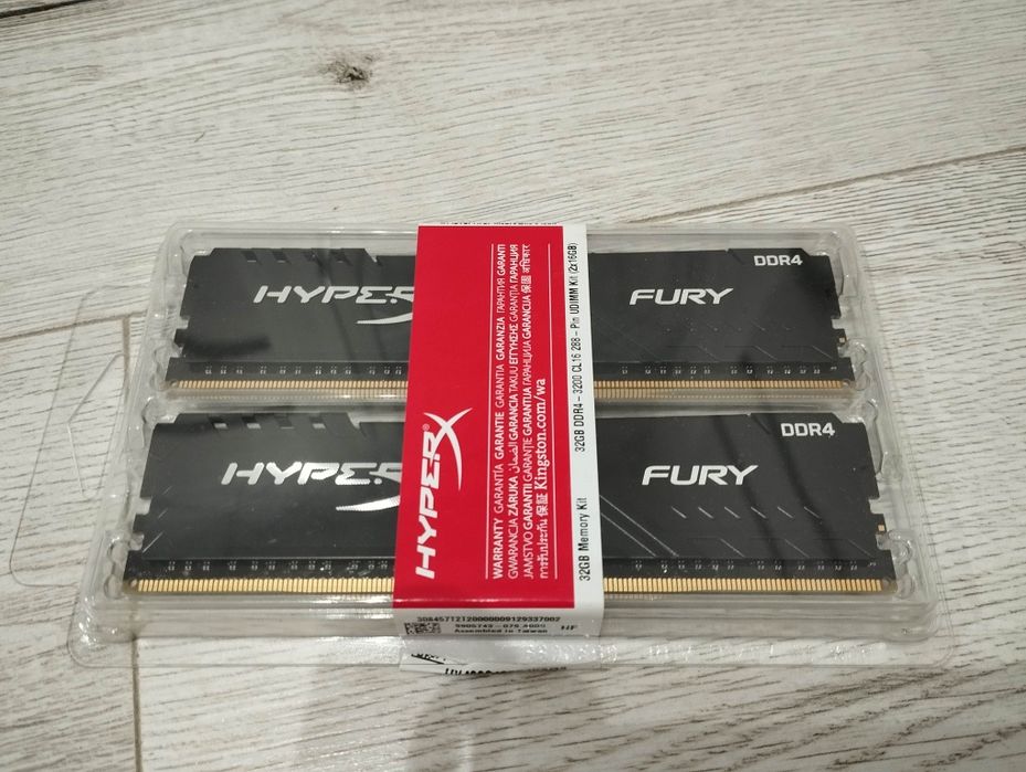 Pamięć RAM DDR4 Kingston FURY 32 GB ( 2x16GB ) 3200Mhz cl16 GWARANCJA