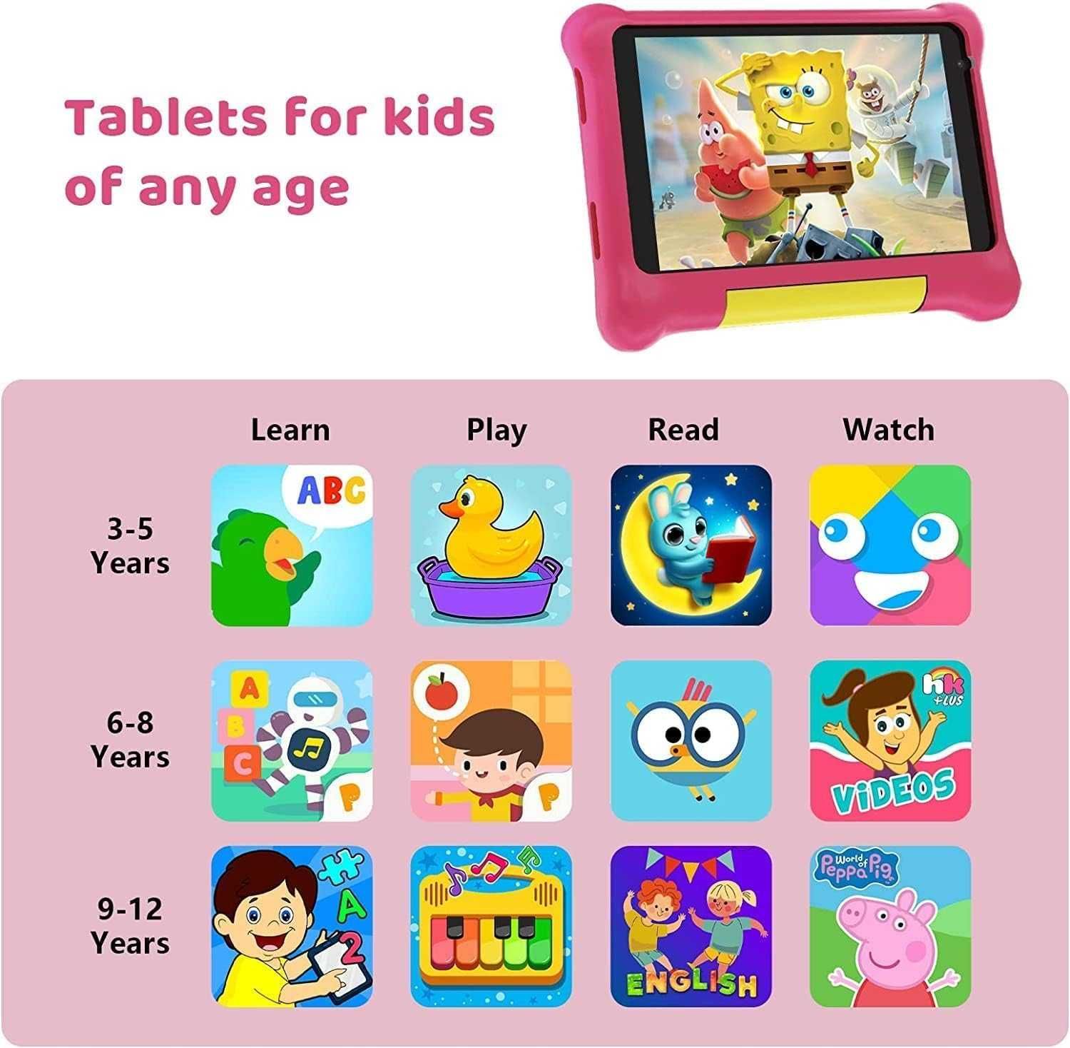 HotLight Kids Tablet 7-calowy tablet z 2 GB pamięci RAM