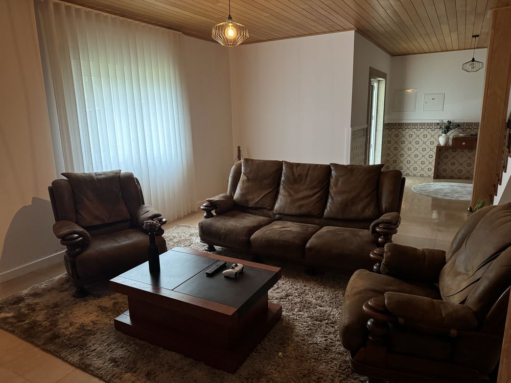 Sofá + 2 poltronas