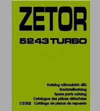 Katalog części ZETOR 5243 TURBO