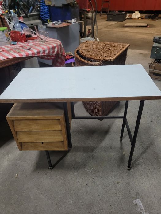 Biurko prl vintage stare antyk