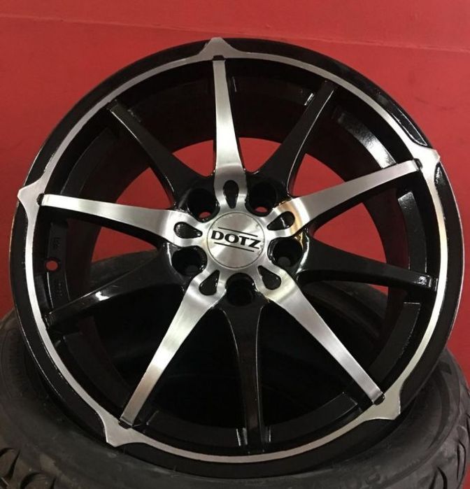 Jantes 17 Dotz Pretas Polidas C/Pneus Usados