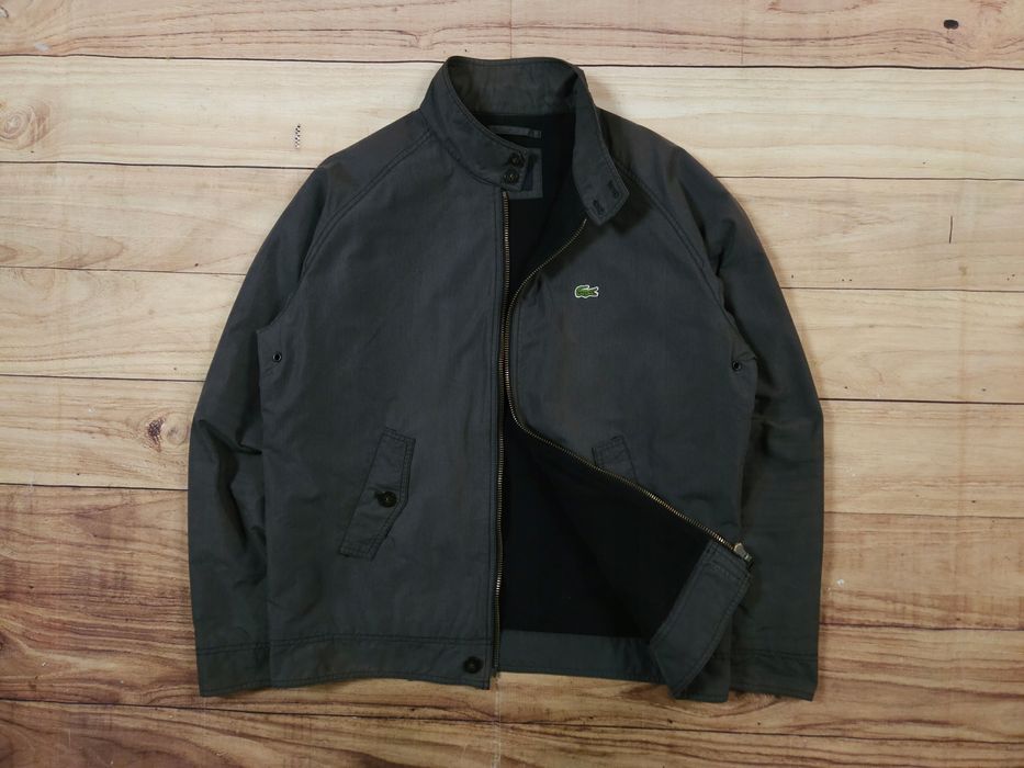 LACOSTE Kurtka Harrington Męska Szara Logowana r. 54