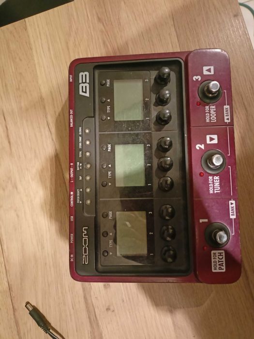 ZOOM B3, multiefekt do basu, efekt, ZOOM