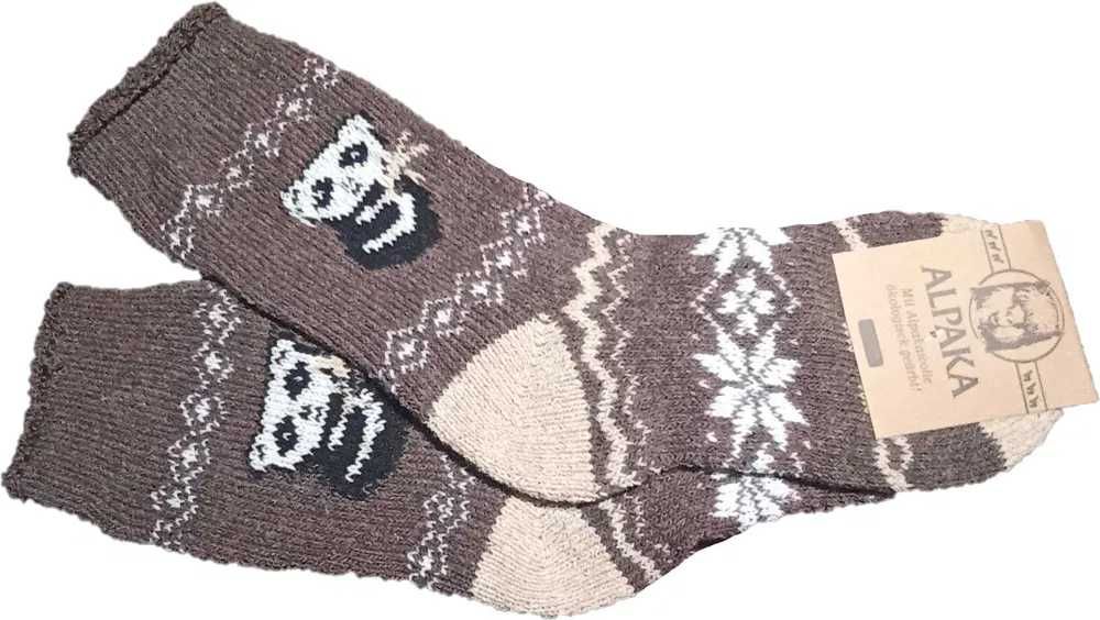 skarpety wełniane z ALPAKI 39-42