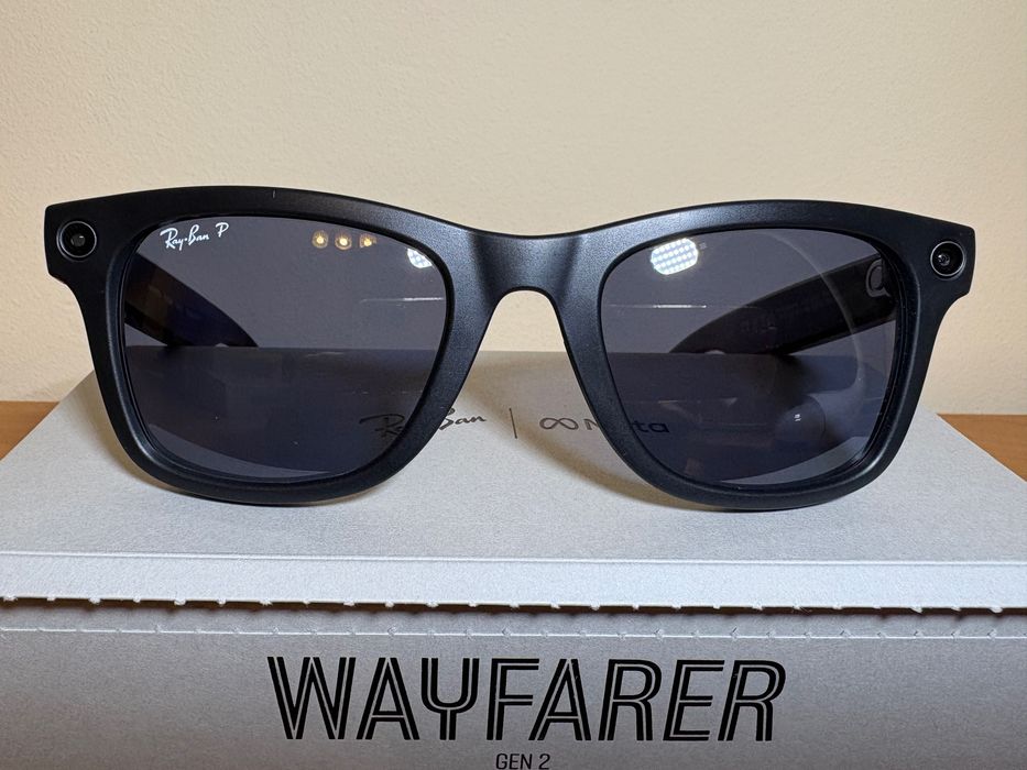 Gen 2 Ray Ban Meta RW4012 Wayfarer granatowe S53