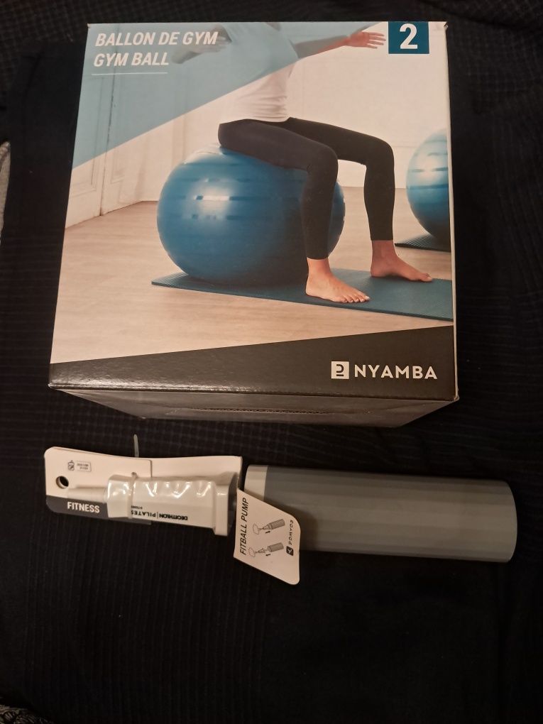 Bola de pilates + bomba