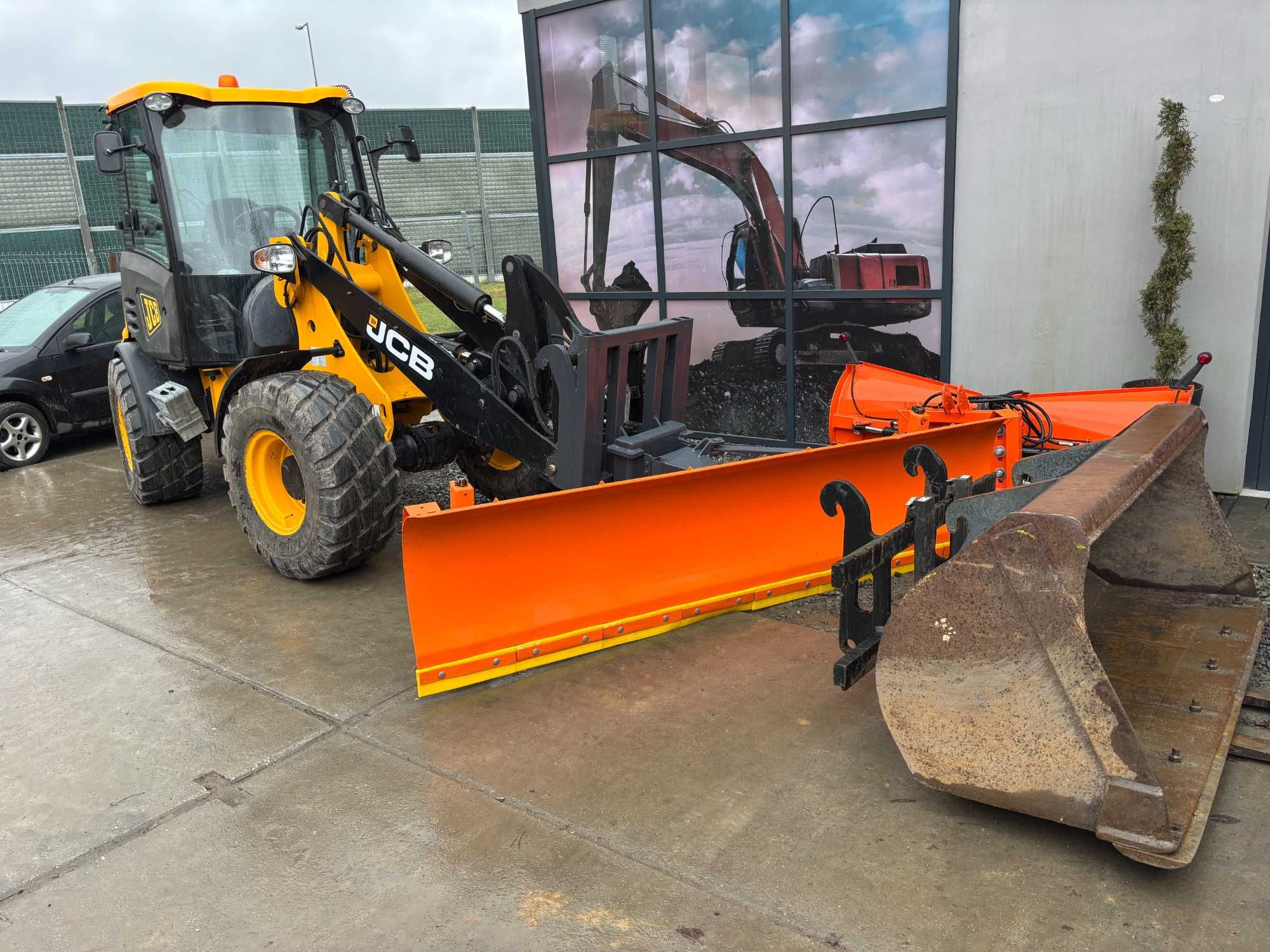 Ładowarka kołowa JCB 407 T4 z 2017r 5063kg NOWE OPONY łyżka widły