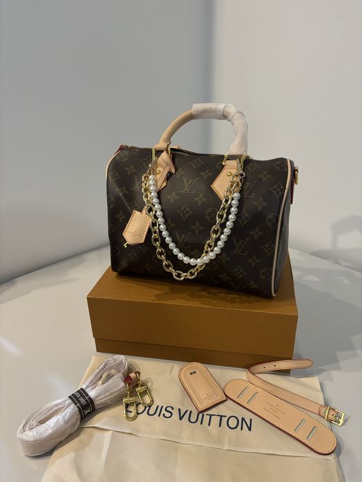 Nowa Torebka Louis Vuitton Speddy 25 z całym zestawem