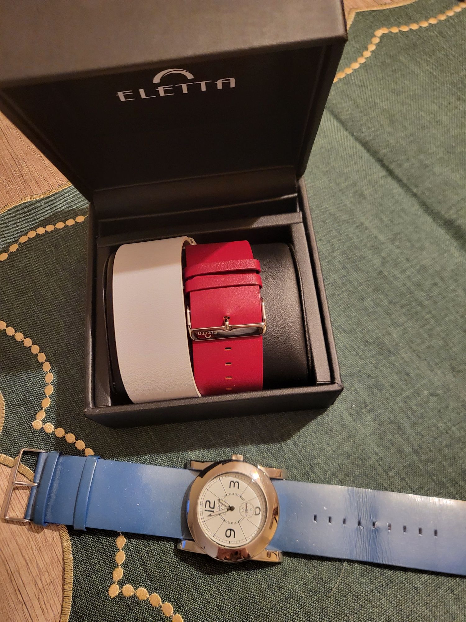 Relógio "Eletta " pulseira azul