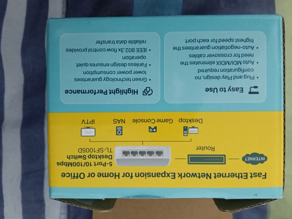 Repartidor de rede TP -link novo