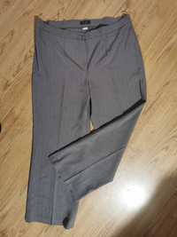 Eleganckie spodnie w kantkę w kant garniturowe proste klasyczne 50 5xl