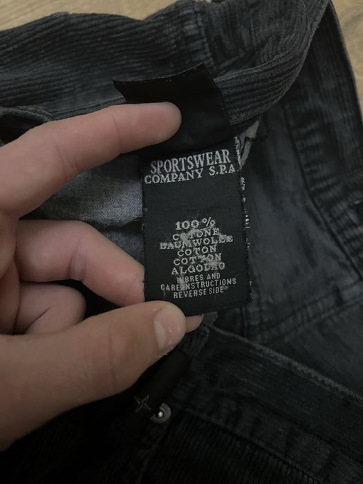 Вінтажниє вельветовиє джинси Stone island denim