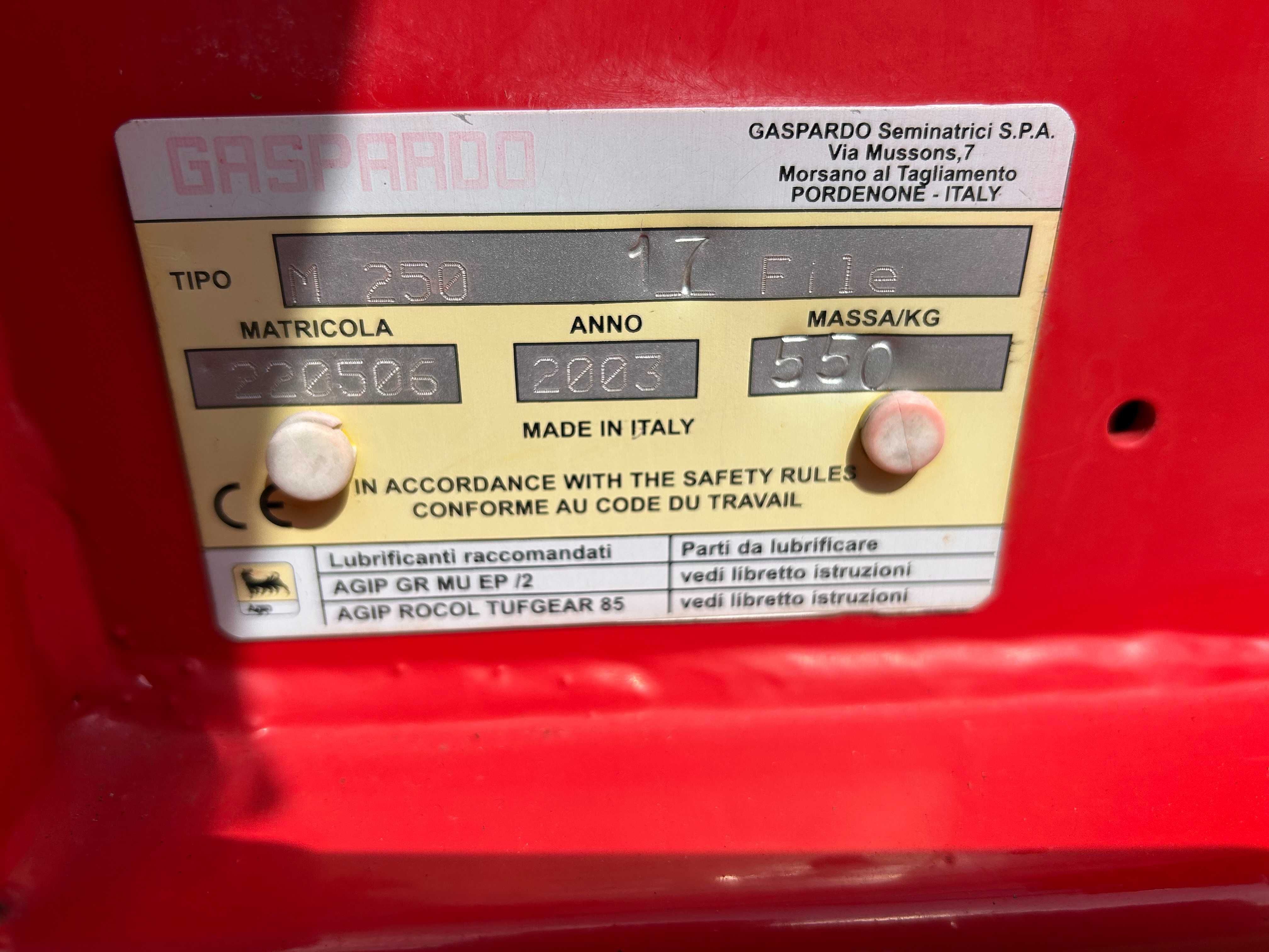 Siewnik Gaspardo Maschio M250 2.5M Dama 2003R Jak Amazone D9