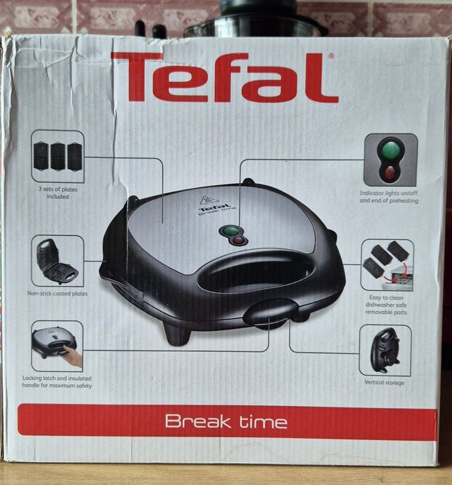Мультимейкер (бутербродниця-вафельниця-гриль) Tefal SW614831