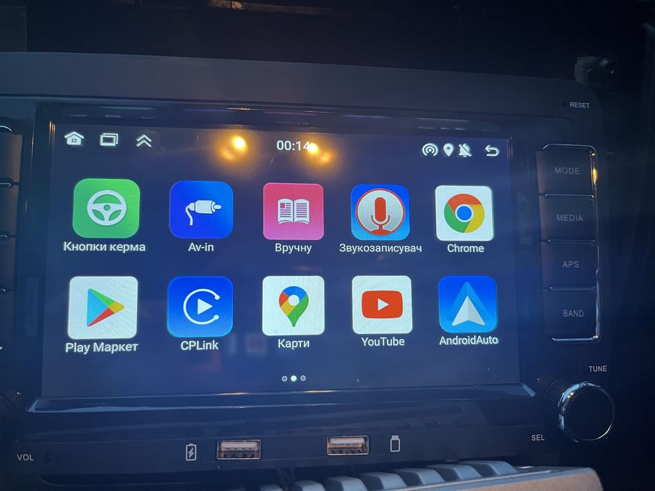 Магнітола 2/32 гб VW, Skoda - Carplay Android + КАМЕРА ЗАДНЬОГО ВИДУ