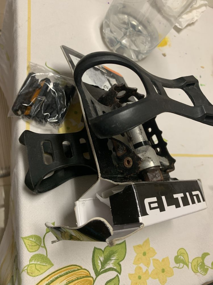 Pedais de rpm, estavam na bicicleta que comprei