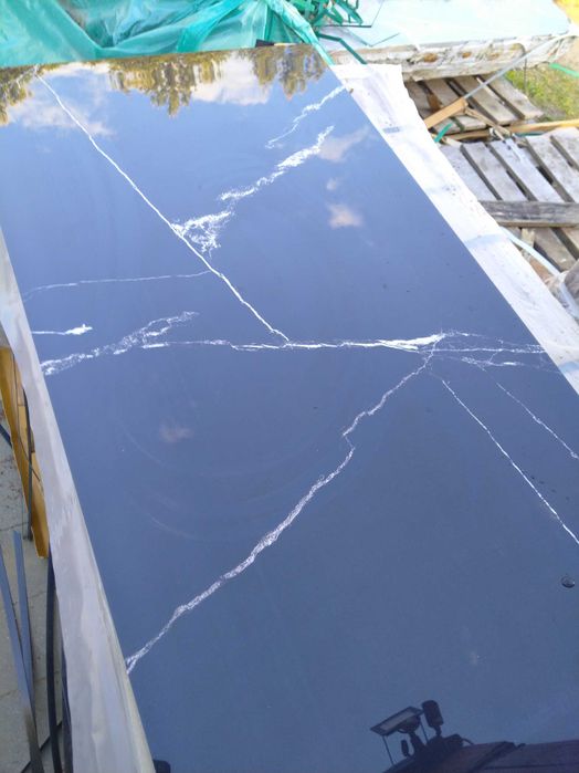 Płytka płytki gres 60x120 czarna poler biała żyłka gat1