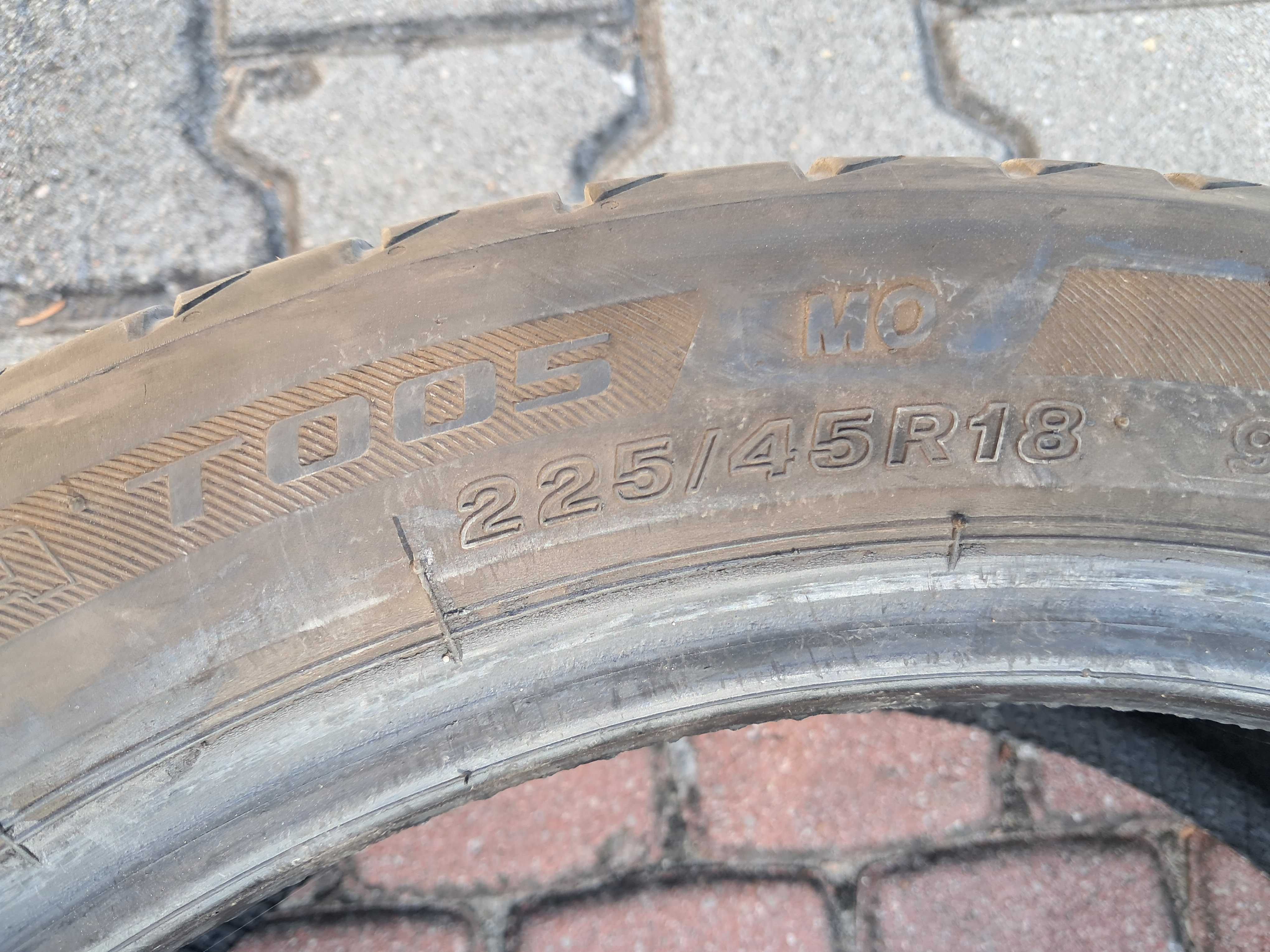 4x Opony letnie BRIDGESTONE TURANZA 225/45R18