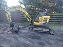 Minikoparka Yanmar Vio 17 umowa, skarpówka hydrauliczna
