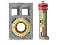System kominowy! Pustak Pustaki keramzytobetonowe dymowe.