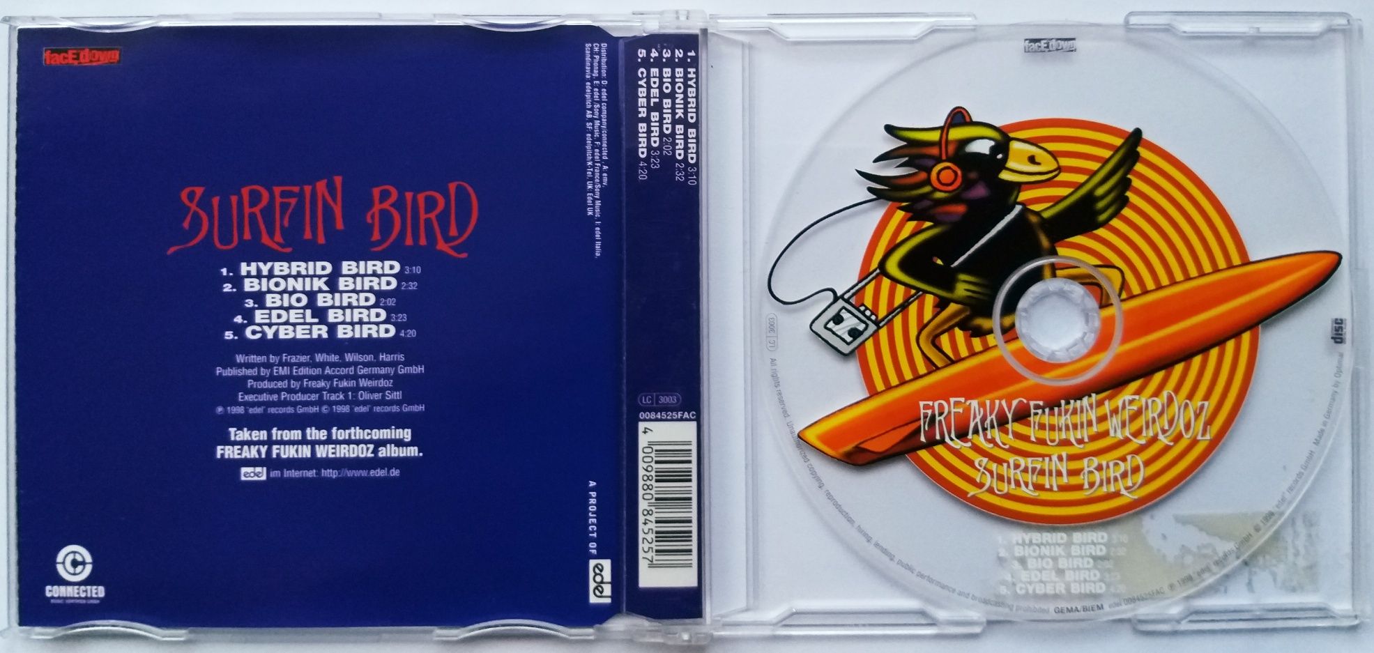 MaxiCD Freaky Fukin Weirdoz Surfin Bird 1998r