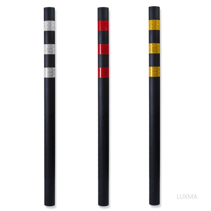 Słupek słupki parkingowe wjazdowe odblaskowe 110 cm do zabetonowania