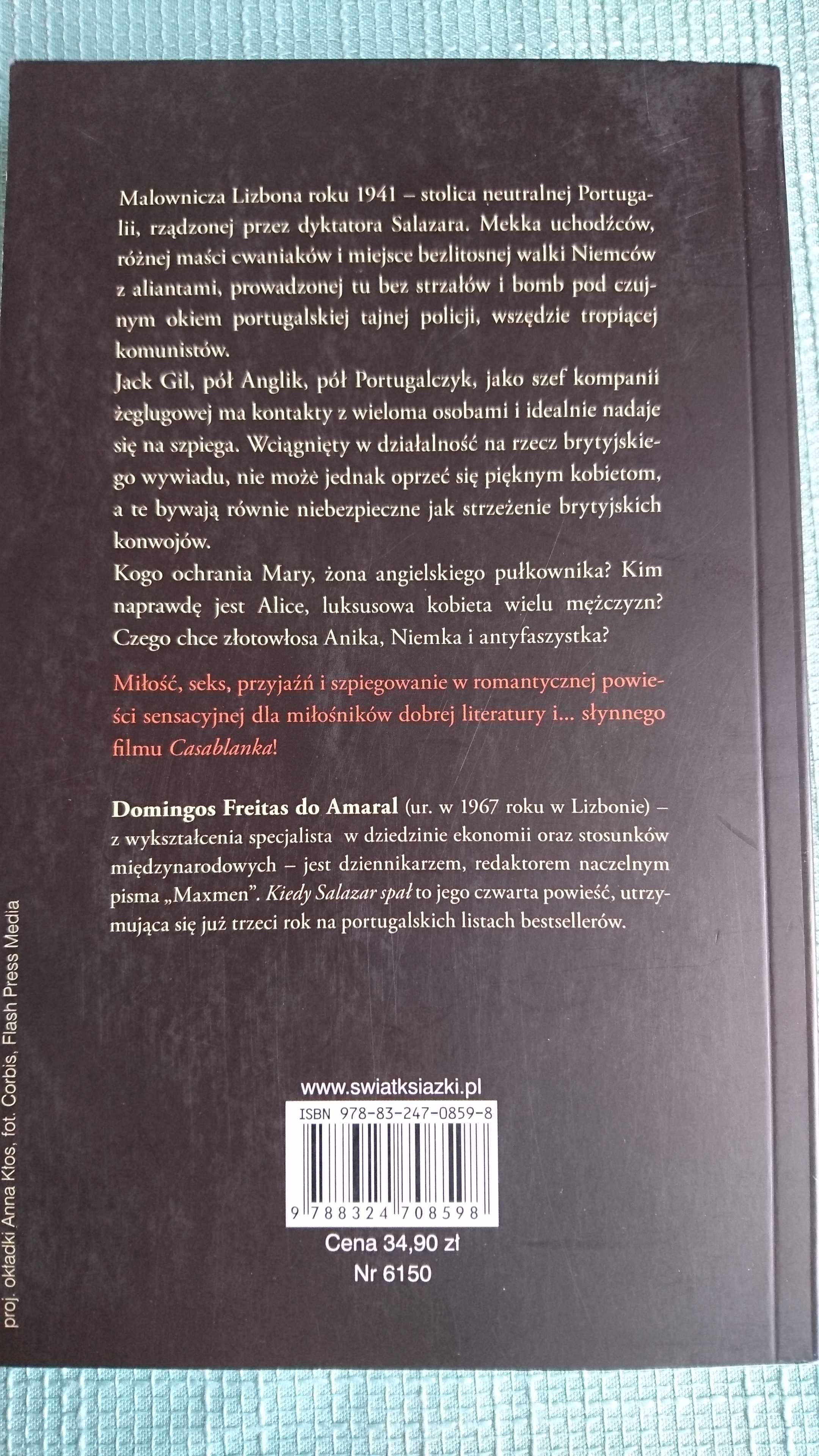 "kiedy Salazar spał" - Domingos Amaral