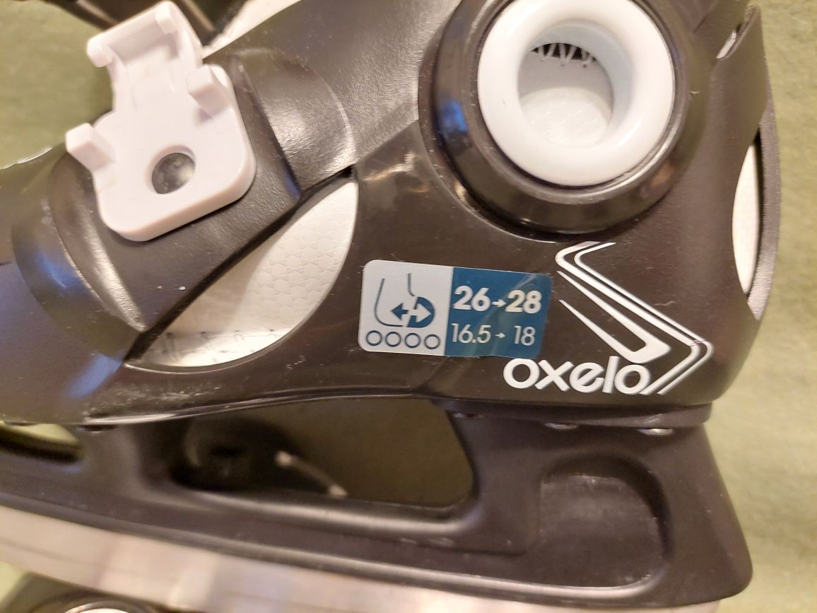 Łyżwy hokejówki chłopiec Oxelo PLAY 3 rozmiar 26-28