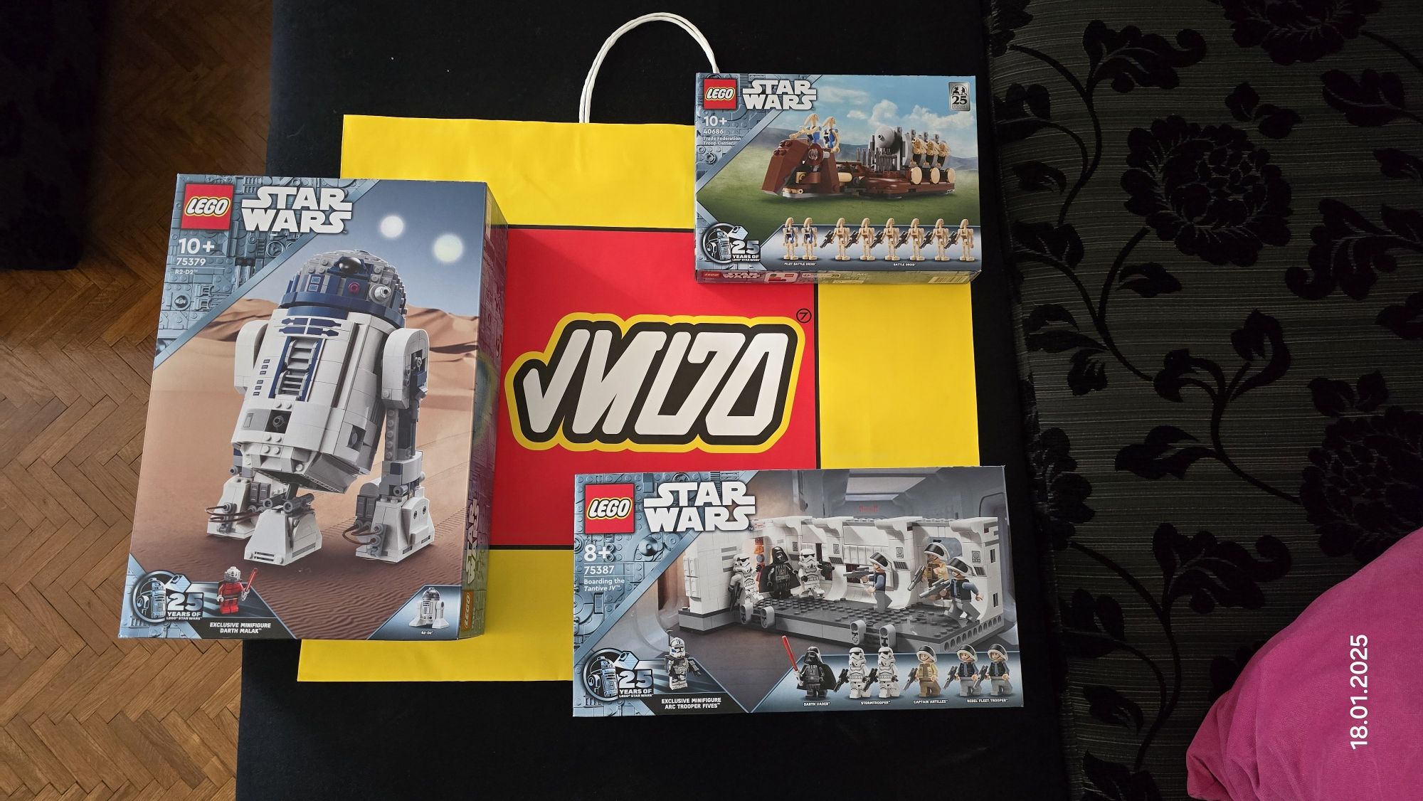 40686, 75379, 75387 lego plus torba lego w alfabecie AUREBESH