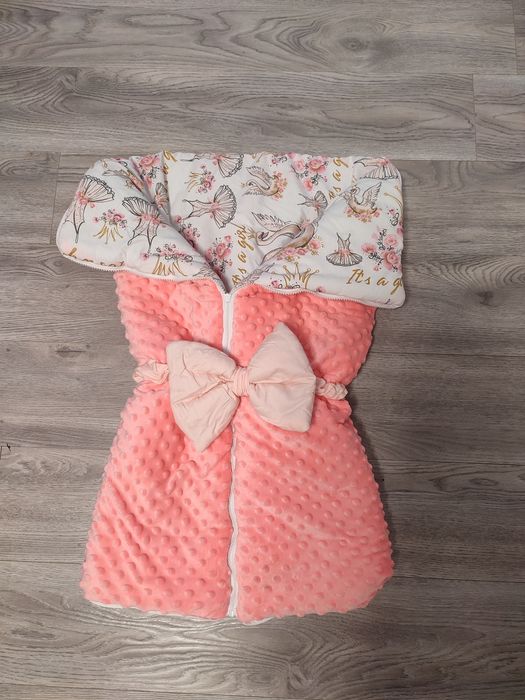 Конверт на виписку для дівчинки, ковдра дитяча