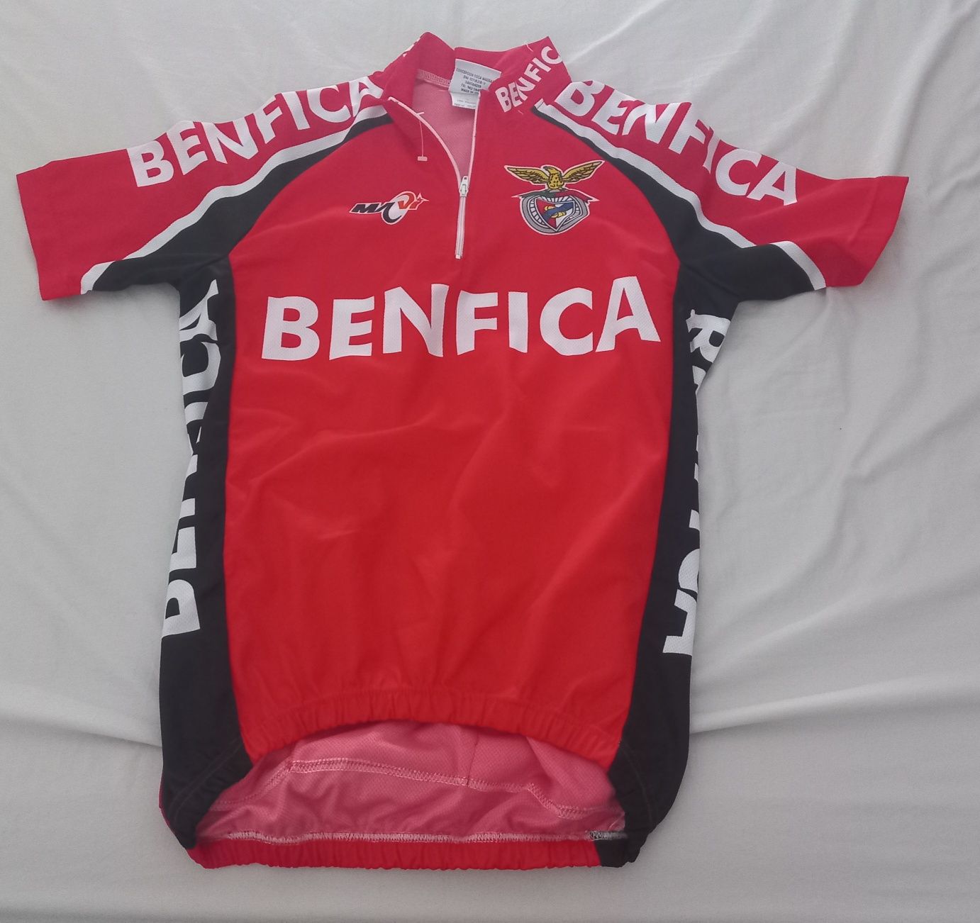 Camisola Benfica S/M de ciclismo NOVA