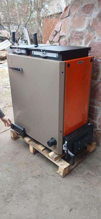 Твердотопливный котел Холмова 100 кВт  Bizon FS-100 Оптима