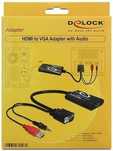 Delock Adapter HDMI-VGA ze złączem audio