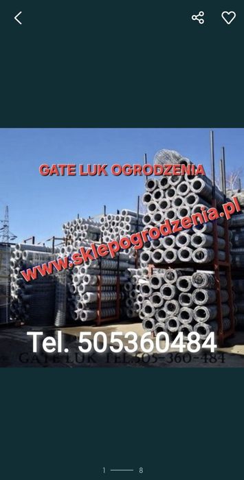 Słupek betonowy 220cm 9x8cm do siarki ,do ogrodzenia,do sad