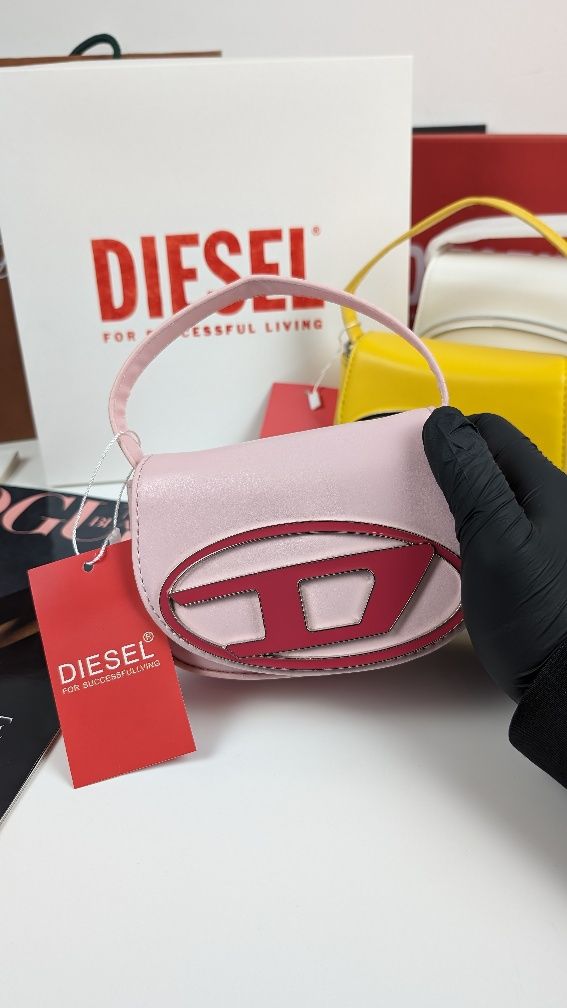 Сумка Дізель міні diesel mini рожева
