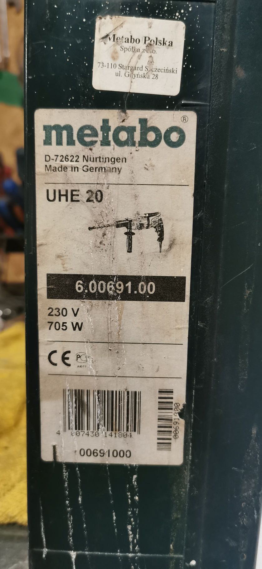 Wiertarka SDS METABO UHE 20