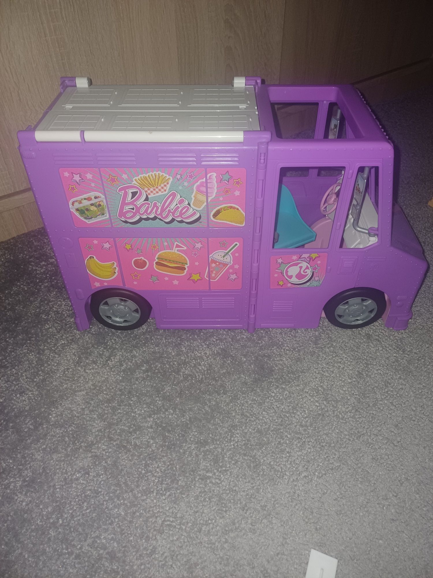 Kamper barbie food truck z akcesoriami