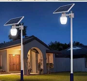 lampa uliczna solarna LED  włączająca się automatycznie po zmroku