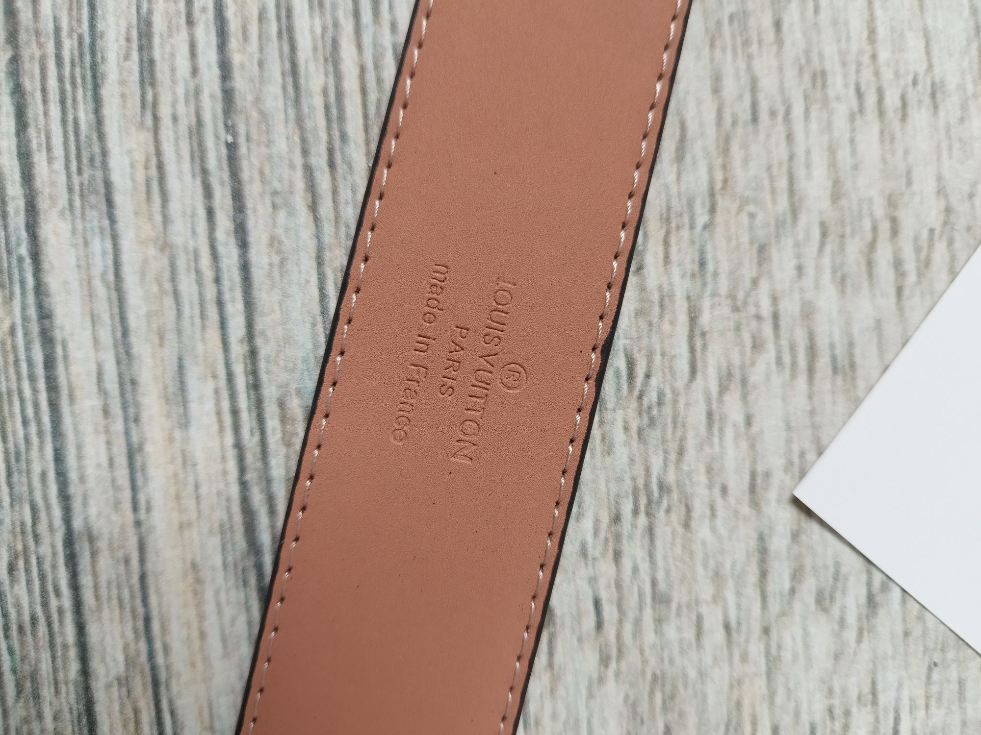 Pasek skórzany Louis Vuitton