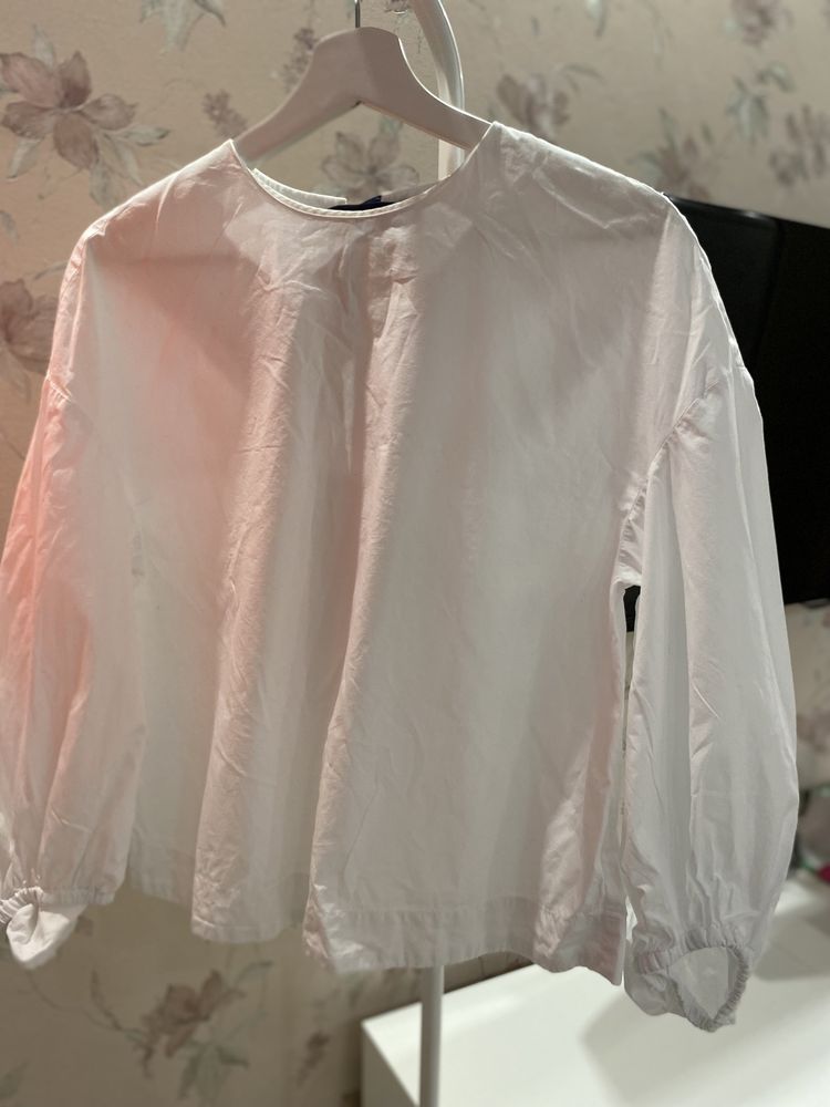 Белоснежные блузка/ рубашка манго mango