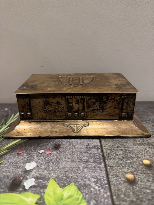 Pojemnik na cygara / Plewkiewicz / warszawa / plater /