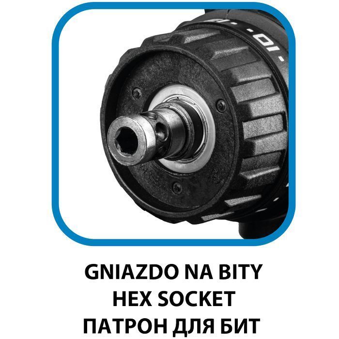 Wiertarko-Wkrętarka Sieciowa 300 W, Uchwyt Samozaciskowy 10 Mm,