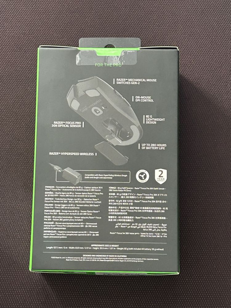Myszka gamingowa Razer Viper V3 Hyperspeed