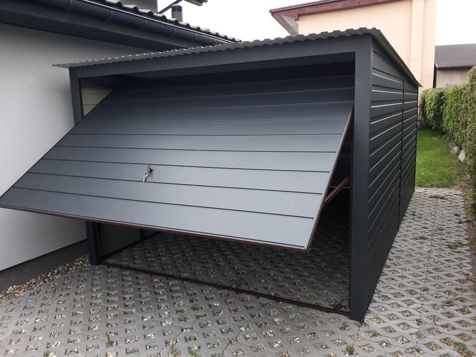 Garaż blaszany 3x5 Antracyt