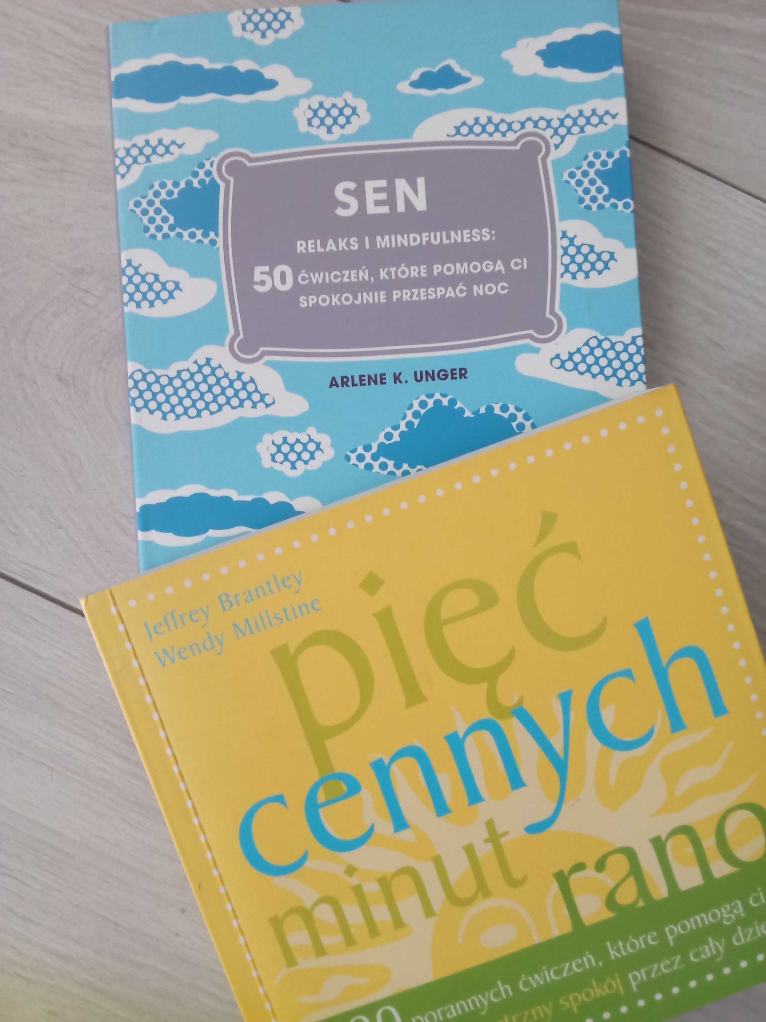 pakiet 2 książek: Sen. Relaks i Mindfulness + Pięć ciennych minut rano