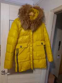 Куртка зима с натуральным мехом