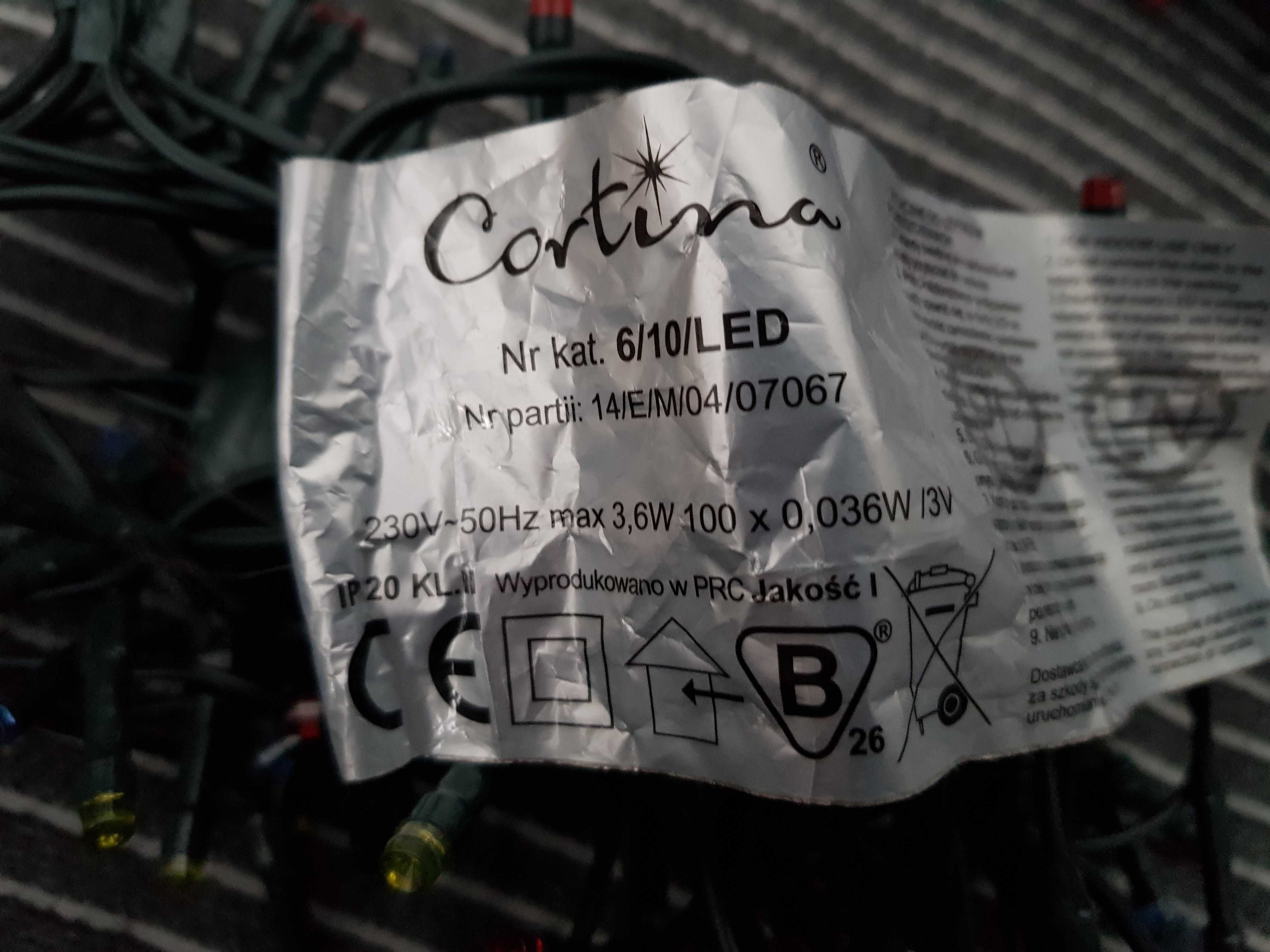 Lampki choinkowe LED, sznur świetlny, girlanda świetlna 100