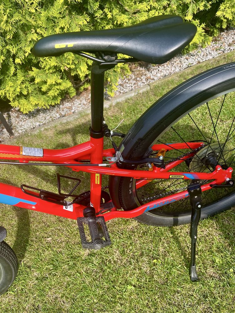 Rower czerwony gt