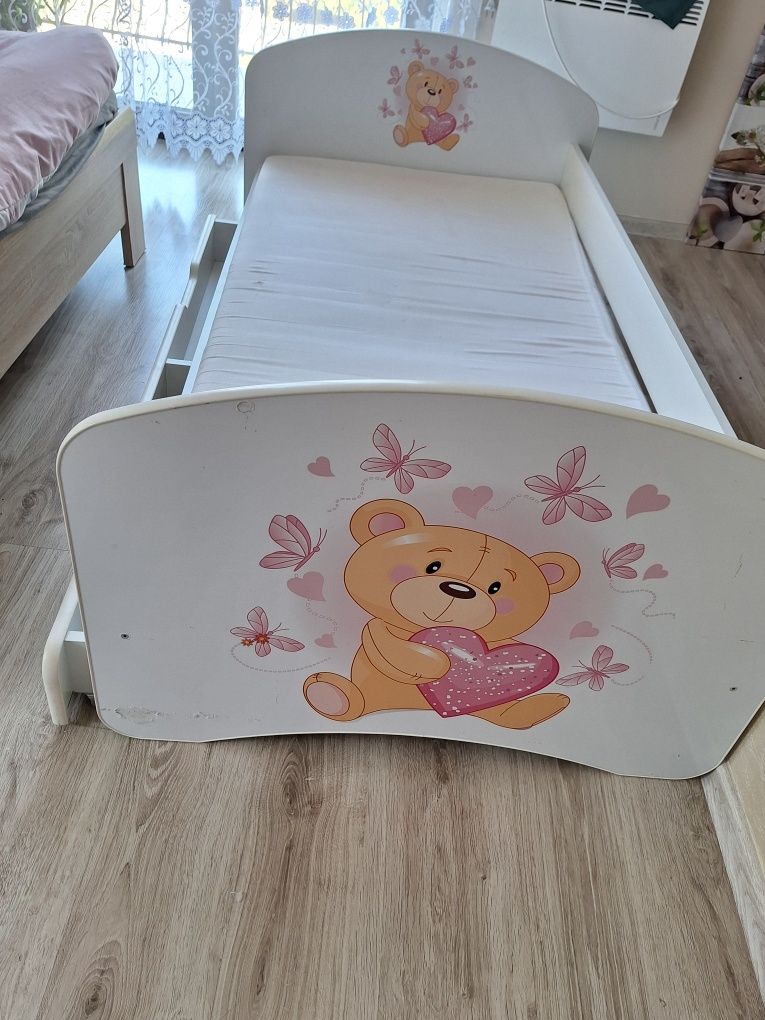 Łóżko dziecięce z szufladą